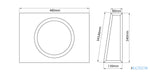 MTX RTF10AS – Caisson passif extra plat clos 25cm 300W RMS 4Ω MTX