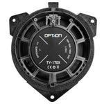 OPTION LS-488 – Haut-Parleurs Coaxiaux Arrière 17 cm Plug & Play pour Toyota Yaris XP13 (3ᵉ Génération) OPTION