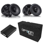 OPTION SET-402 – Système Audio V2 Plug & Play pour Opel Combo E Phase 1 (à partir de 2024) | DSP + Haut-parleurs + Subwoofer OPTION