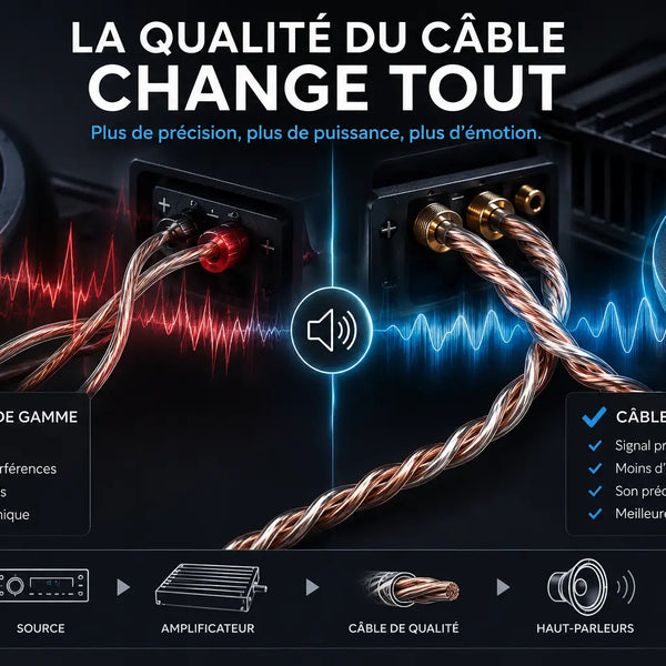 Câble Haut-Parleur Car Audio OFC Multison