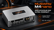 MUSWAY M4nano : le nouvel amplificateur DSP ultra-compact qui révolutionne l’intégration Car Audio Multison
