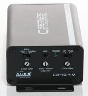AUDIO SYSTEM CO-40.4 M – Amplificateur compact 4 canaux – 4x40 W RMS – 4 Ohms AUDIO SYSTEM