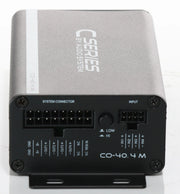 AUDIO SYSTEM CO-40.4 M – Amplificateur compact 4 canaux – 4x40 W RMS – 4 Ohms AUDIO SYSTEM