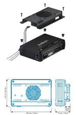 AUDISON AFC-CLK – Kit de support et ventilateur de refroidissement pour amplificateurs Forza Compact AUDISON