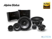 Alpine HDZ-653 - Haut-parleurs 16,5 cm Hi-Res à 3 voies - Alpine Status Alpine