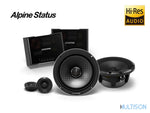 Alpine HDZ-65CS - Haut-parleurs 16,5 cm Hi-Res à 2 voies et à faible encombrement Alpine
