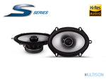 Alpine S2-S68 - Haut-Parleurs Coaxiaux 2 Voies Elliptique 15 cm x 20 cm Alpine