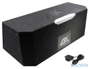 ESX DBX208BPA - Système Bassreflex Bandpass Actif avec Amplificateur Intégré ESX