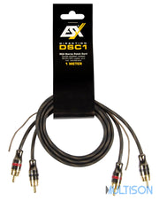 ESX DSC1 - Câble RCA Stéréo Haute Qualité avec Fil de Commande ESX