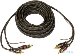 ESX DSC5 - Câble RCA Stéréo Haute Qualité avec Fil de Commande (5 m) ESX
