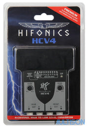 HIFONICS HCV4 - Convertisseur Haut Niveau / Bas Niveau 4 Canaux HIFONICS