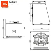 JBL BassPro 8 – Caisson de basses actif 100W RMS compact et puissant JBL