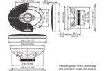 KENWOOD KFC-PS6997 – Enceintes elliptiques 6