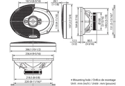 KENWOOD KFC-PS6997 – Enceintes elliptiques 6