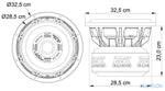 MTX RFL12 – Subwoofer 30cm 3000W RMS simple bobine 2Ω MTX