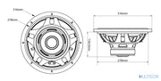 MTX RT12-04 – Subwoofer 30cm 250W RMS simple bobine 4Ω MTX