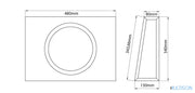 MTX RTF10AS – Caisson passif extra plat clos 25cm 300W RMS 4Ω MTX
