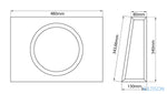 MTX RTF10P – Caisson actif extra-plat clos 25cm Classe-D 200W RMS MTX
