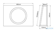 MTX RTF10P – Caisson actif extra-plat clos 25cm Classe-D 200W RMS MTX