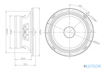 MTX RTX654 – Médium 16,5cm 125W RMS 4Ω (vendu à la pièce) MTX