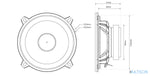 MTX TX250S – Kit 2 Voies 13cm 4Ω avec Tweeter Néodyme 25mm MTX