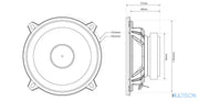 MTX TX250S – Kit 2 Voies 13cm 4Ω avec Tweeter Néodyme 25mm MTX