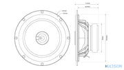 MTX TX265C – Haut-parleur Coaxial 2 Voies 16,5cm 4Ω 450W MTX