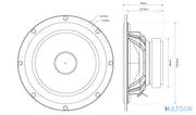 MTX TX265S – Kit 2 Voies 16,5cm 4Ω avec Tweeter Néodyme 25mm MTX