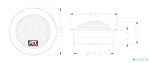 MTX TX628T – Tweeters Ø28mm avec Filtre Passif 4Ω 450W MTX
