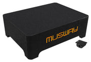MUSWAY MF108A – Caisson de basses actif extra-plat 20 cm Downfire MUSWAY