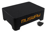 MUSWAY MF110A – Caisson de basses actif extra-plat 25 cm Downfire MUSWAY