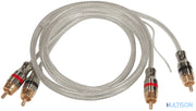 MUSWAY MW1RCA – câble RCA Stéréo 1 mètre (99,9% OFC) MUSWAY