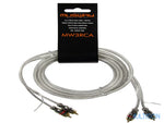 MUSWAY MW3RCA – Câble RCA Stéréo 3 mètres (99,9% OFC) MUSWAY