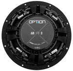 OPTION AIR-F8 D2 – Subwoofer plat 20 cm 2+2 Ohm ultra slim OPTION