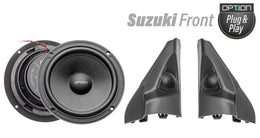OPTION LS-550 – Kit Haut-parleurs 2 Voies Plug & Play pour Suzuki Jimny GLX 5 Portes (GJ/HJ) OPTION