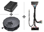 OPTION SET-144 – Système audio pour Seat Leon 5F (Beats avec fibre optique) – Amplificateur DSP + Subwoofer de roue de secours – Plug & Play OPTION