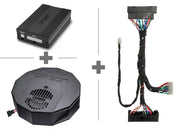 OPTION SET-144 – Système audio pour Seat Leon 5F (Beats avec fibre optique) – Amplificateur DSP + Subwoofer de roue de secours – Plug & Play OPTION