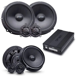 OPTION SET-147 – Système DSP + Haut-parleurs avant et arrière pour Seat Leon (KL) – 6x60W RMS – 4 Ohms OPTION