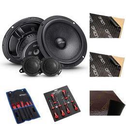 OPTION SET-158 – Kit Haut-Parleurs Opel Zafira Life (Avant) avec Isolation & Accessoires – 70W RMS OPTION
