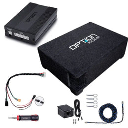 OPTION SET-196 – Système audio pour VW Polo VI (AW) | Amplificateur DSP6 + Subwoofer Pulse 8P | V1 | Plug & Play OPTION