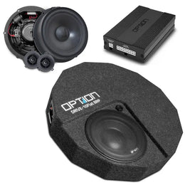 OPTION SET-218 – Système Audio V5 pour Skoda Kodiaq II avec DSP6 + DRIVE 10 Flat BRP + Kit HP Avant OPTION