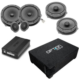 OPTION SET-289 – Système audio complet V3 DSP avec subwoofer et haut-parleurs avant/arrière pour Dacia Duster 3 OPTION