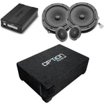 OPTION SET-290 – Système audio V2 DSP avec subwoofer et kit haut-parleurs avant pour Dacia Duster 3 OPTION