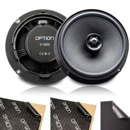 OPTION SET-395 – Kit Haut-Parleurs Arrière Plug & Play pour Audi Q4 e-tron FZ (2021-2026) avec Isolation Acoustique OPTION