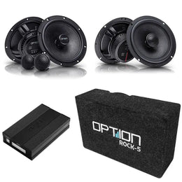 OPTION SET-402 – Système Audio V2 Plug & Play pour Opel Combo E Phase 1 (à partir de 2024) | DSP + Haut-parleurs + Subwoofer OPTION