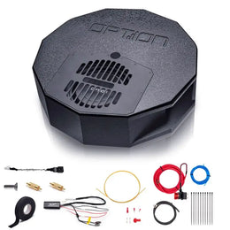 OPTION SUB-119 – Kit subwoofer Plug & Play pour Skoda Kodiaq I avec Canton – Bass puissant en roue de secours OPTION