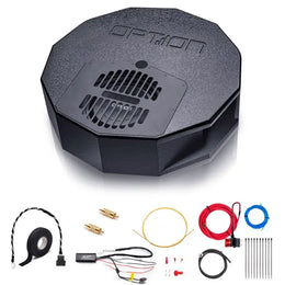 OPTION SUB-120 – Kit subwoofer Plug & Play pour Skoda Octavia III (5E) avec Canton – Bass puissant en roue de secours OPTION