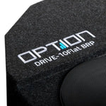 OPTION SUB-146 Drive 10Flat BRP D2 – Subwoofer Upgrade VW T-Roc (ab 2017) Plug & Play OPTION