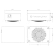 PHOENIX GOLD ZX18PDF – Caisson Subwoofer Slim 8