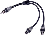 ROCKFORD RFITY-1M – Adaptateur RCA Y Premium – 1 Mâle vers 2 Femelles Rockford